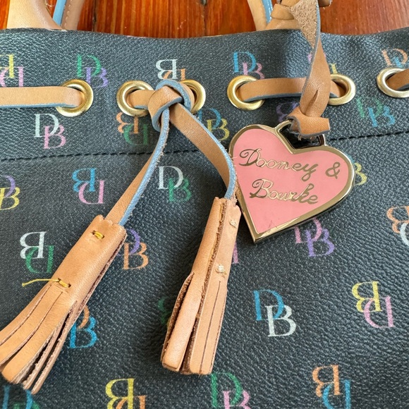 Dooney & Bourke Multicolor Logo Tote Bag - Picture 7 of 8